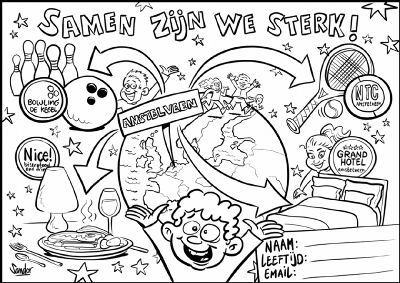 Gezamenlijke kleurplaat